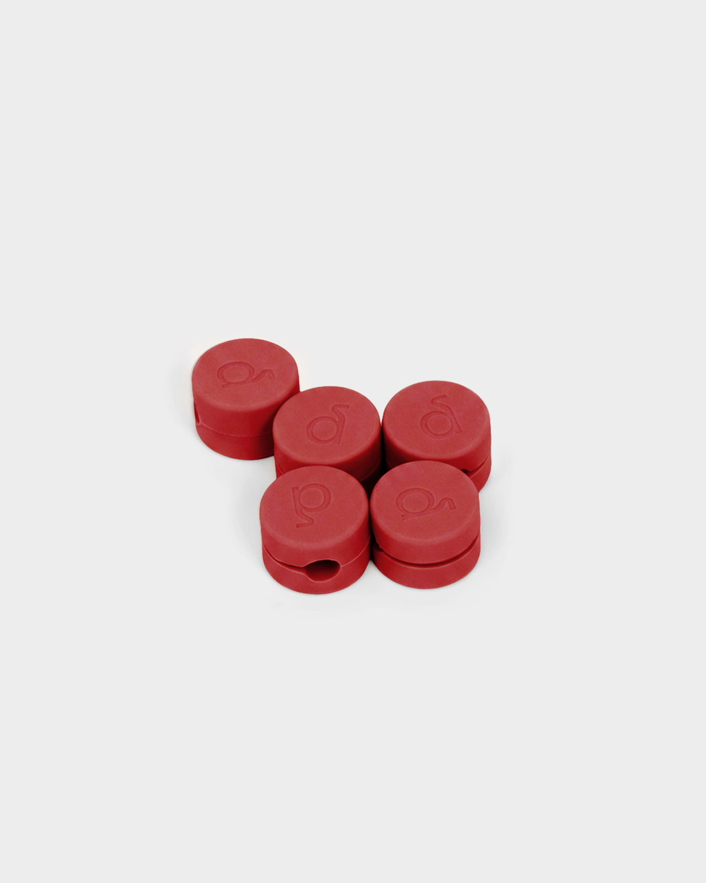 Pedestal Cable Clips Cable Managers 043 Burnin' Red