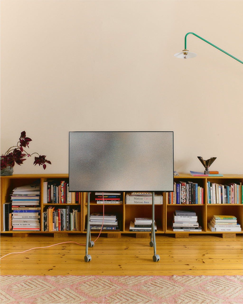 Pedestal Moon Light TV Stands 019 Mossy Green