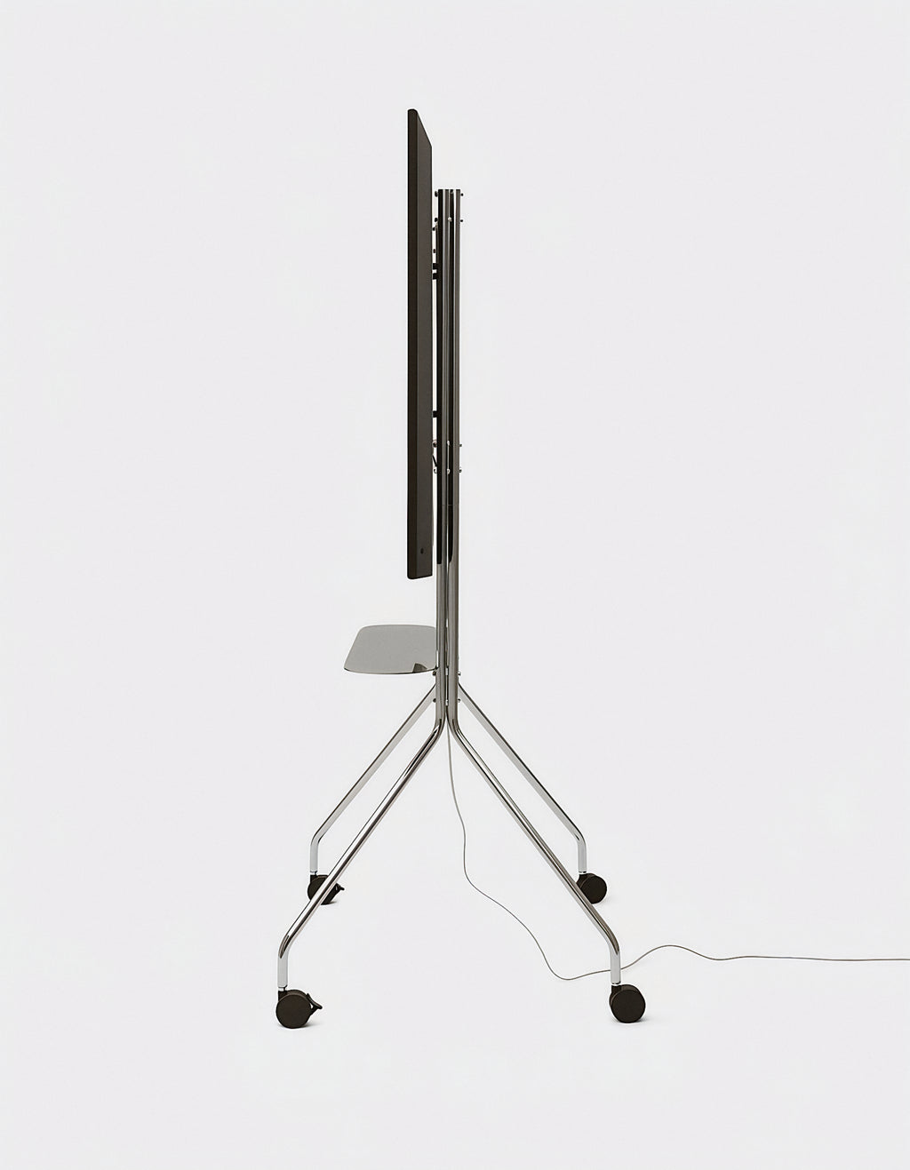 Pedestal Moon PRO TV Stands 020 Chrome