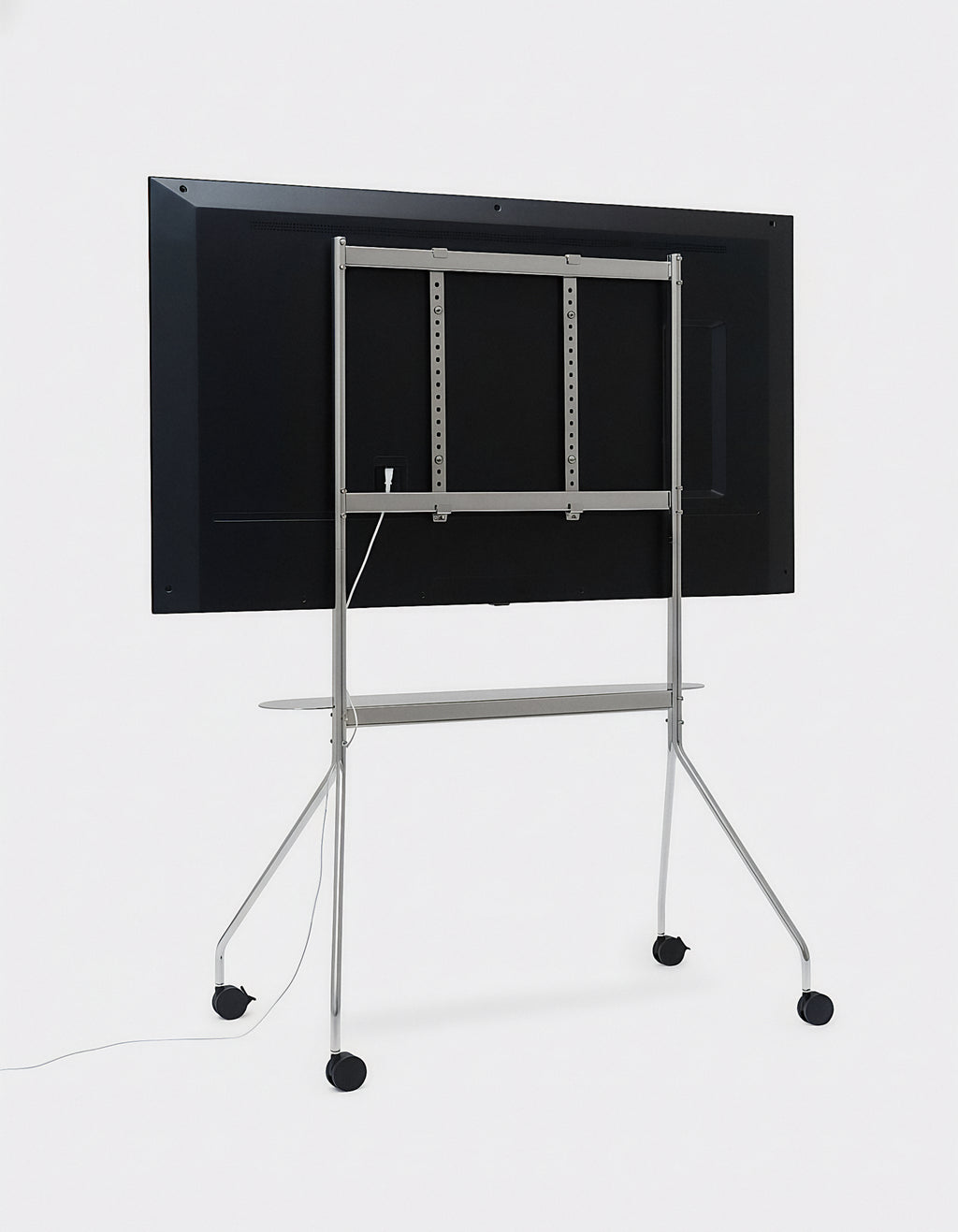 Pedestal Moon PRO TV Stands 020 Chrome