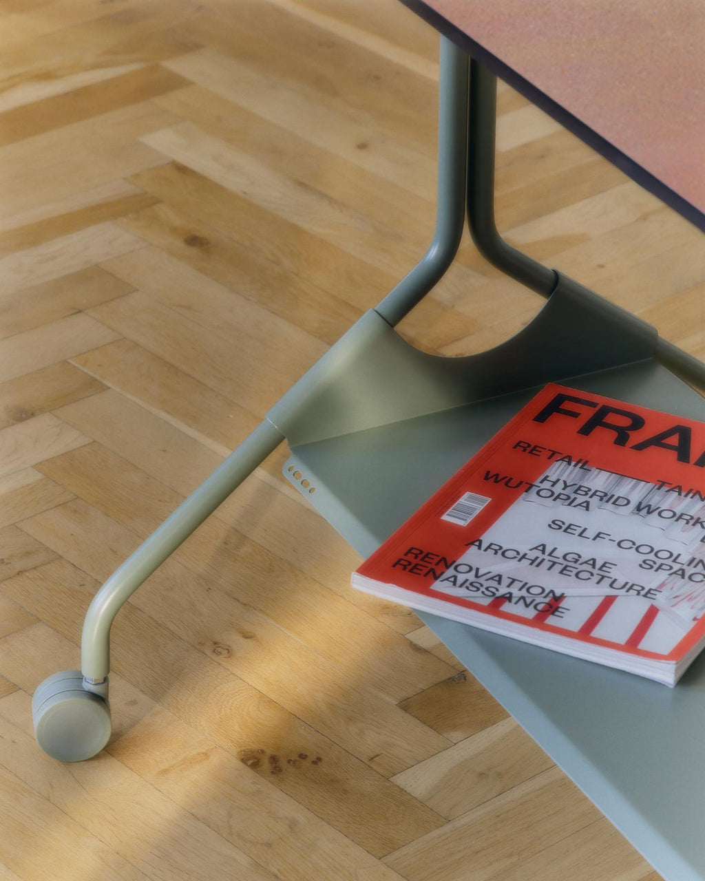 Pedestal Moon Rollin' Wheels Wheels 019 Mossy Green