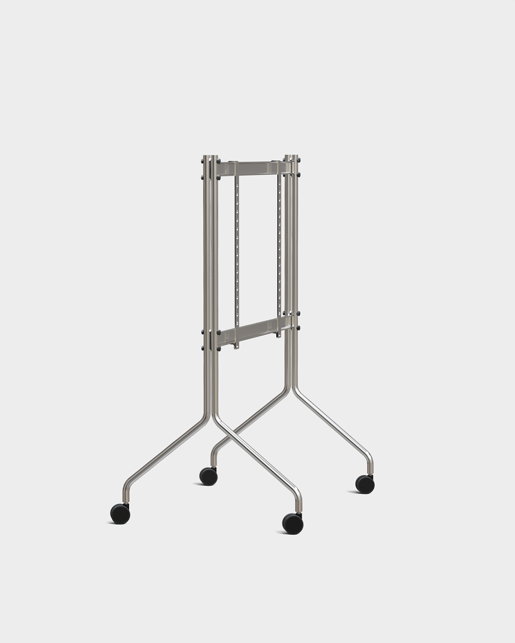 Pedestal Moon Stands W/ Wheels 020 Chrome