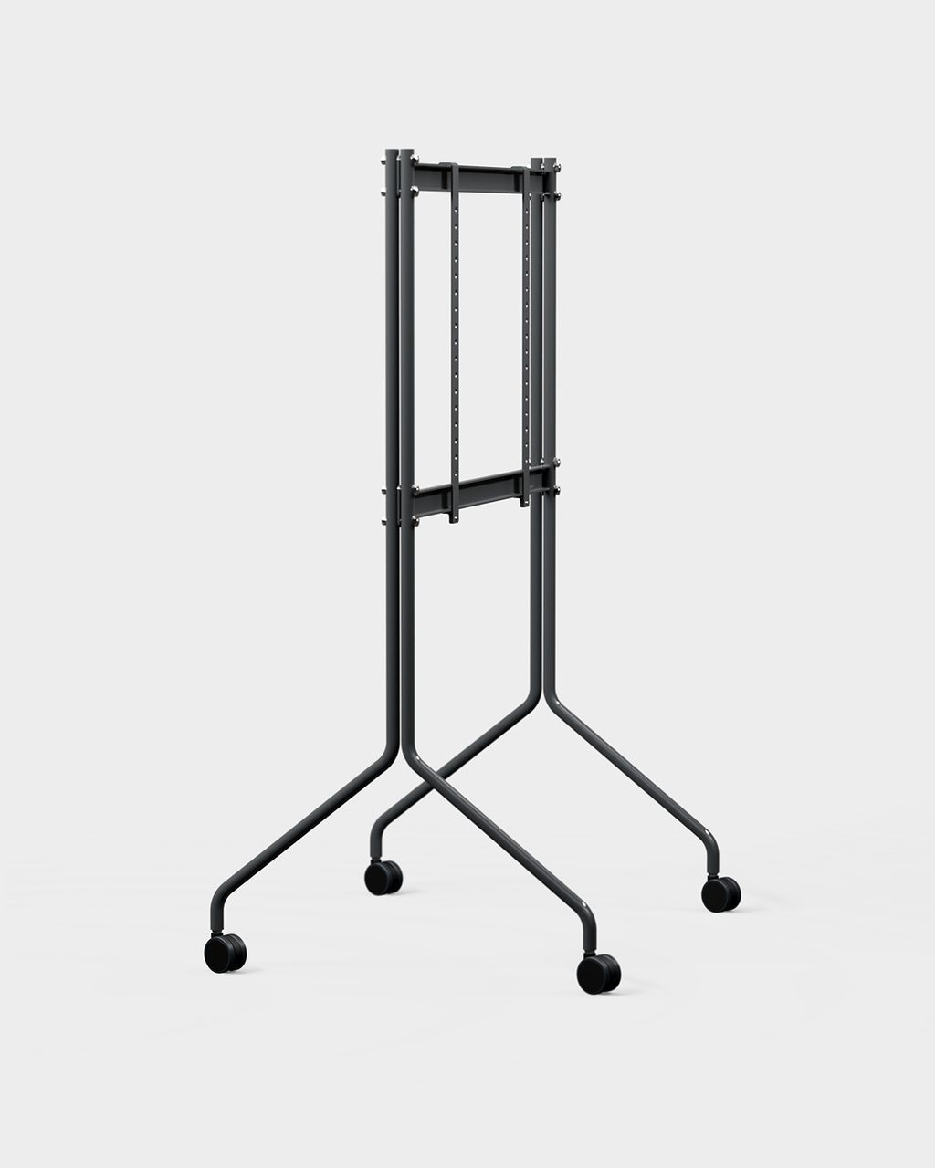 Pedestal Moon Tall Stands W/ Wheels 001 Charcoal