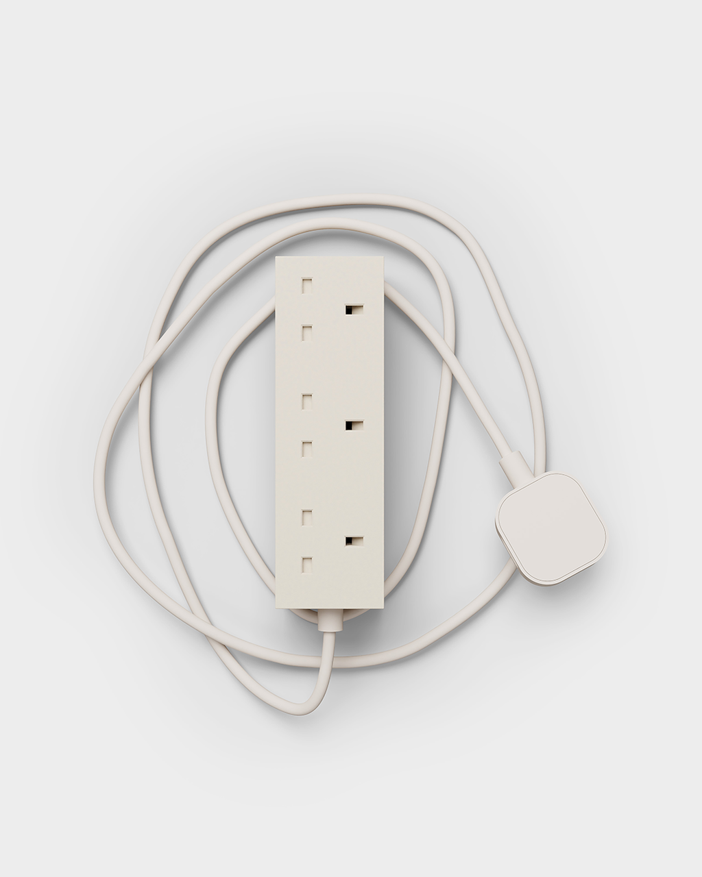 Pedestal Power Bar 2 metres UK Power Bar 007 Pearl