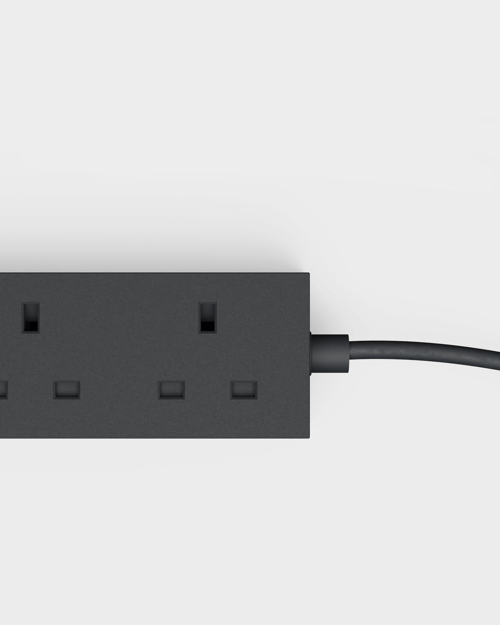 Pedestal Power Bar 5 metres UK Power Bar 001 Charcoal