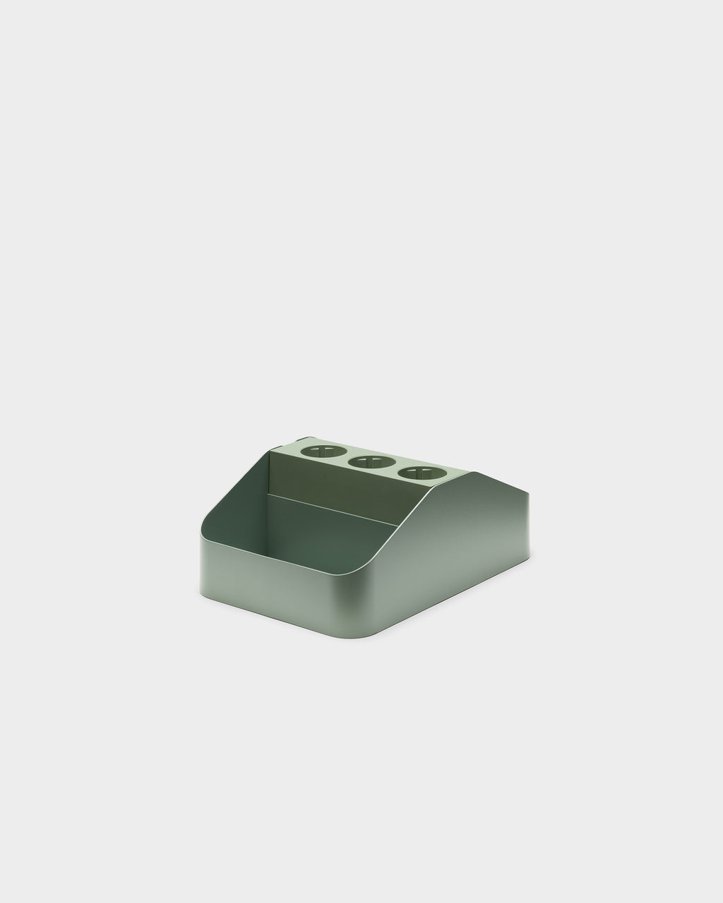 Pedestal Power Bar Tray Double Power Accessories 019 Mossy Green